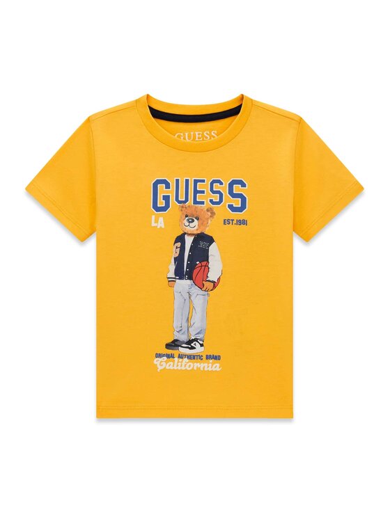Guess Kids Guess Kids T-Shirt 183054 Žlutá Classic Fit