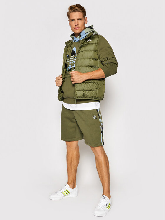 Felpa Camo Graphic-H13474 Verde Regular Fit