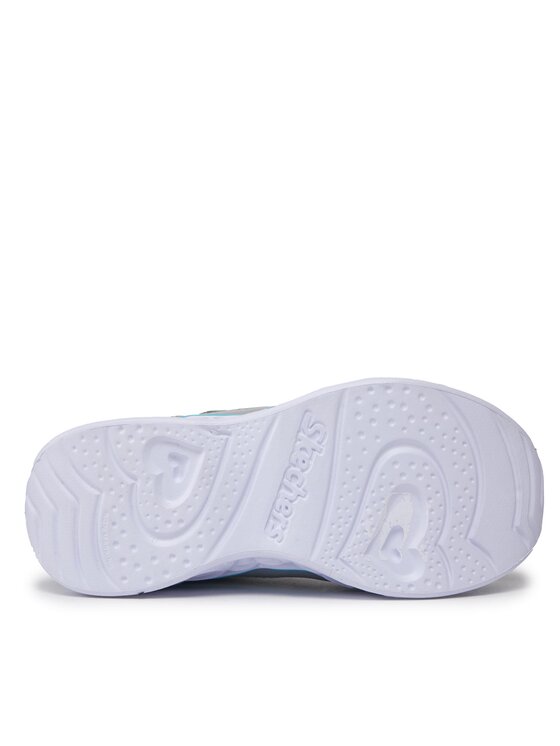 Skechers Skechers Kozaki Heart Lights Sweet Styling 302668L/SMLT Srebrny