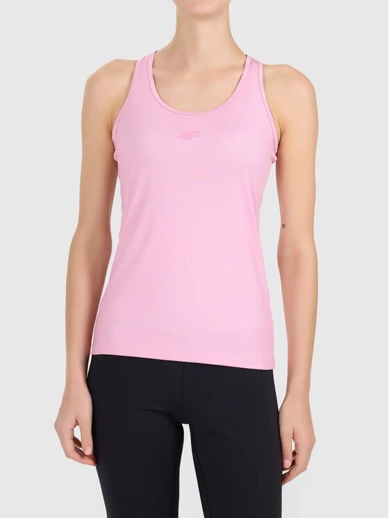 4F 4F T-Shirt 4FWAW26TFSLF1099 Koralowy Active Fit