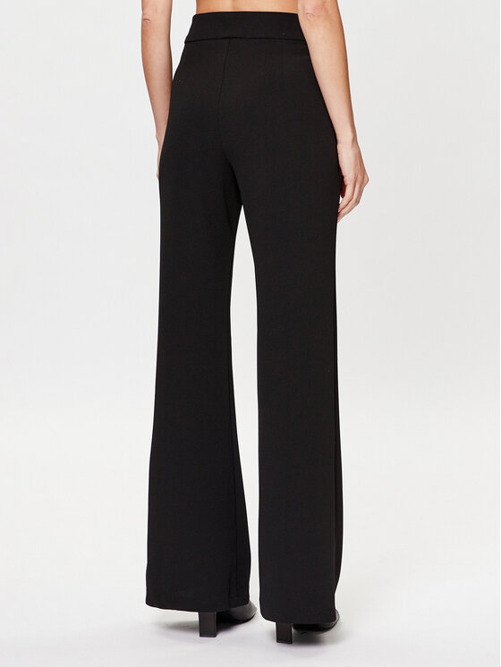 DKNY DKNY Riidest püksid P2RKAO19 Must Flare Fit