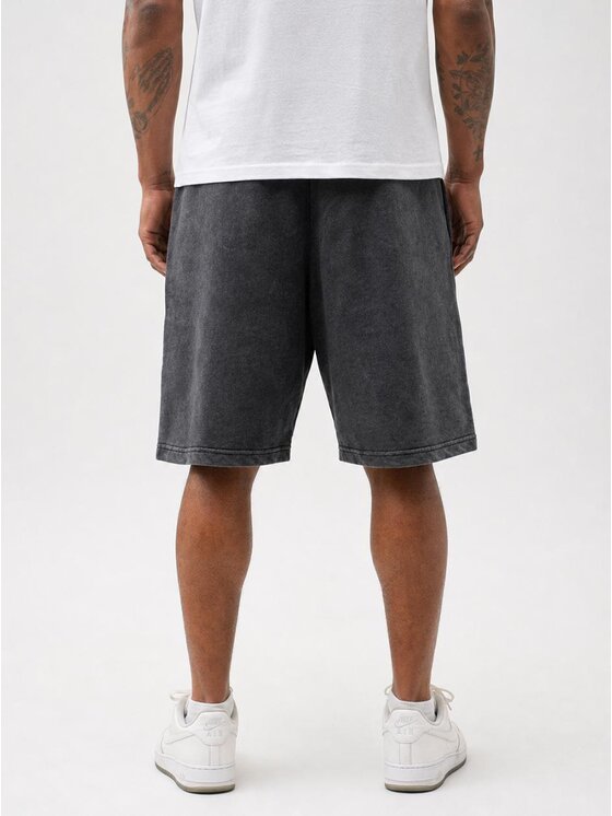 Jigga Wear Jigga Wear Szorty materiałowe 132138 Czarny Regular Fit