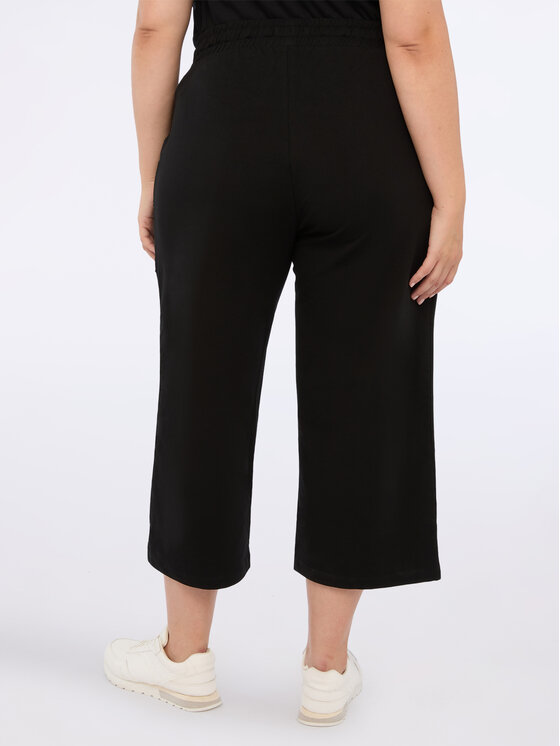 Fiorella Rubino Fiorella Rubino Spodnie materiałowe P830L002204N033 Czarny Cropp Fit