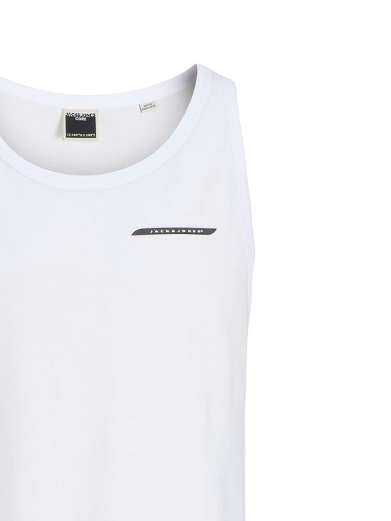 Jack & Jones Jack & Jones Tank top Fusion 12276614 Bílá Regular Fit