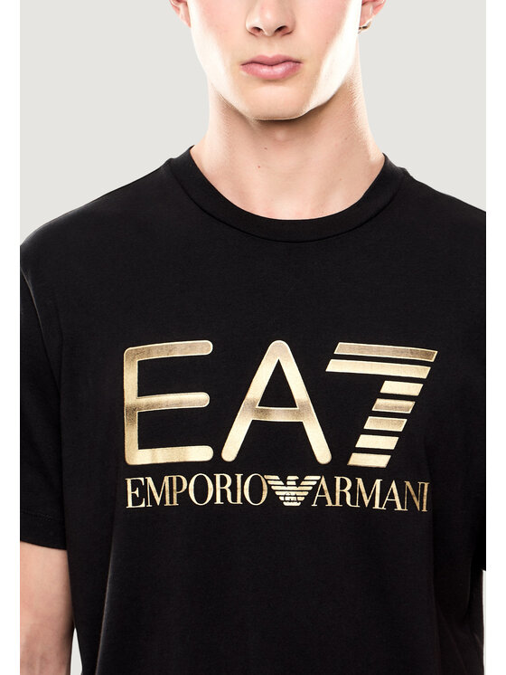 EA7 Emporio Armani EA7 Emporio Armani Majica 7M001412 AF22264 Črna Casual Fit