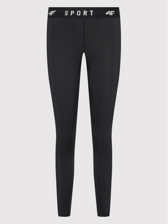 4F 4F Legginsy H4Z22-SPDF351 Czarny Slim Fit