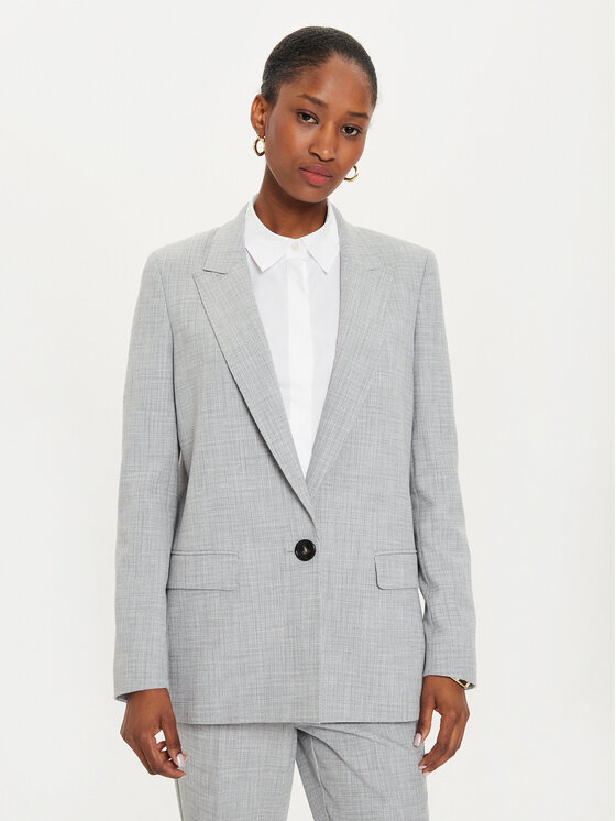 Marella Marella Giacca da abito Ferrara 2423046031 Grigio Regular Fit