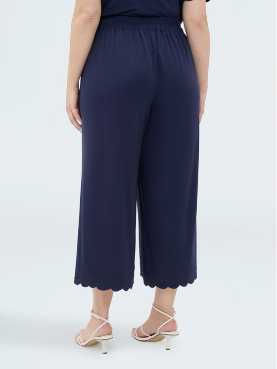 Fiorella Rubino Fiorella Rubino Pantaloni di tessuto P816L002336N034 Blu Regular Fit