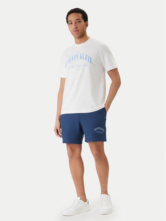 Calvin Klein Jeans Calvin Klein Jeans Športne kratke hlače Collegiate LV04RF275G Mornarsko modra Regular Fit