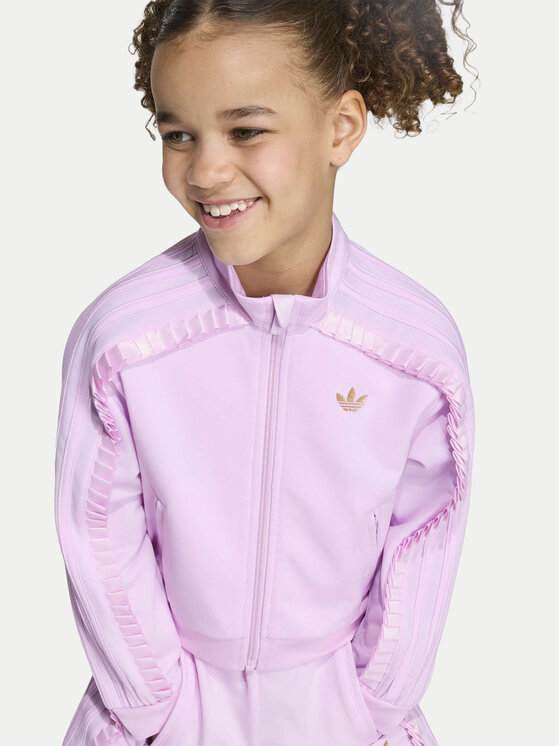 adidas adidas Φόρμα Firebird Loose Tracksuit KR6592 Ανοιχτό ροζ Regular Fit