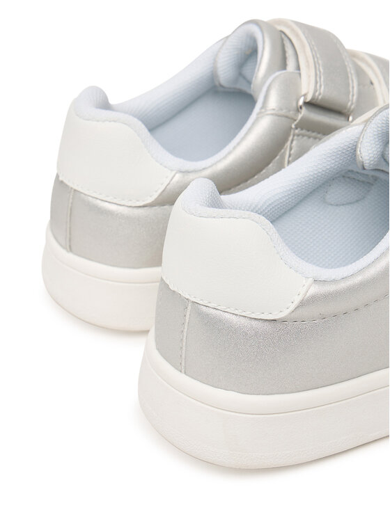 Calvin Klein Calvin Klein Sneakersy Low Cut Velcro V1A9-83205-0376 S Stříbrná