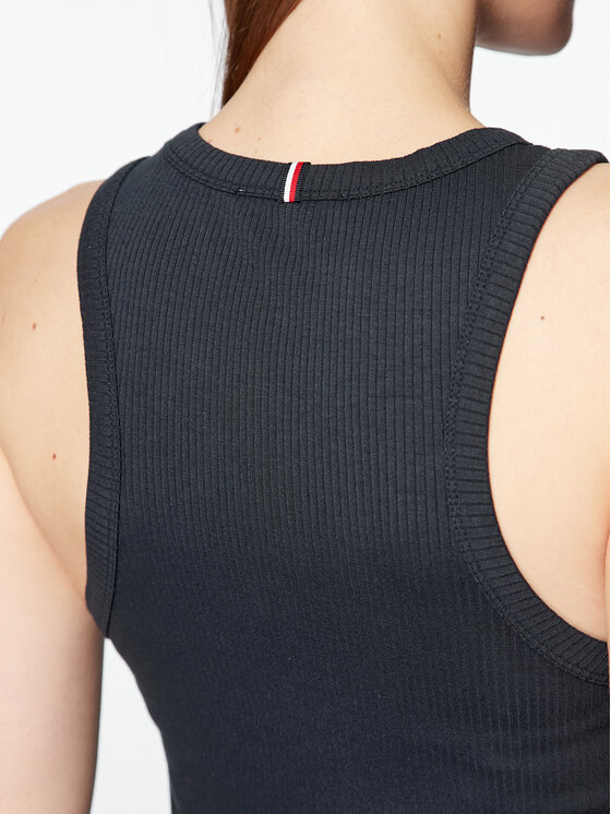 Tommy Hilfiger Tommy Hilfiger Každodenné šaty WW0WW39342 Tmavomodrá Regular Fit