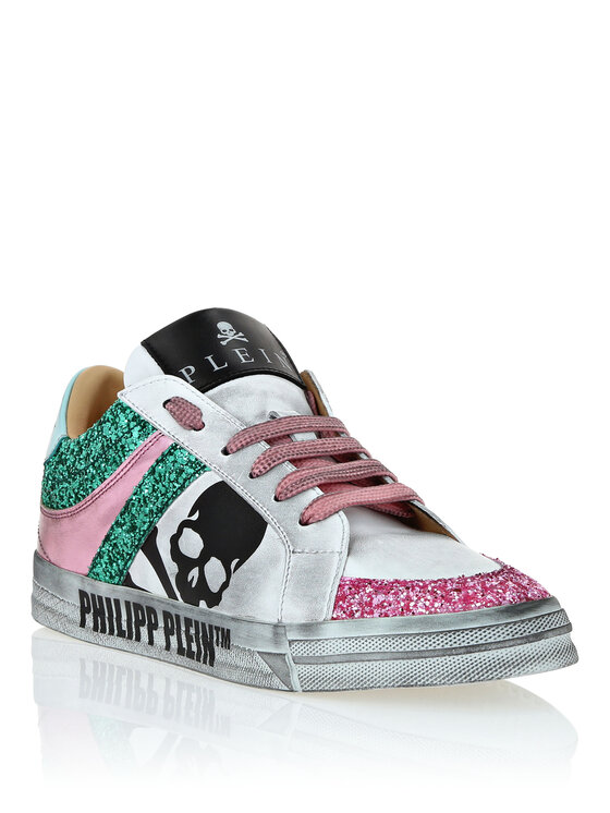 PHILIPP PLEIN PHILIPP PLEIN Sneakersy 8977 Turkusowy