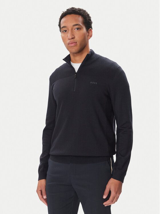 BOSS BOSS Svetr Momentum-X QZ 50547898 Tmavomodrá Regular Fit