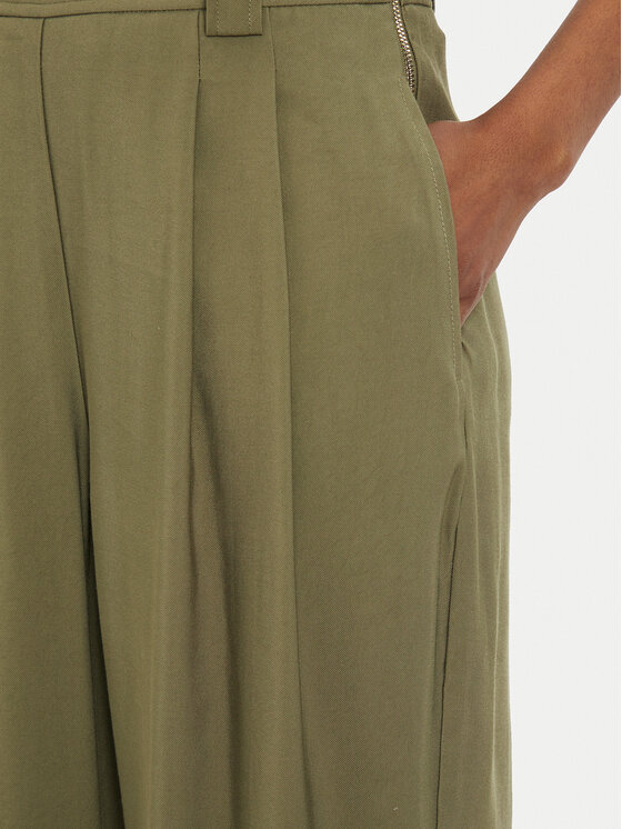 Morgan Morgan Palazzo hlače 242-PVADIA Zelena Loose Fit