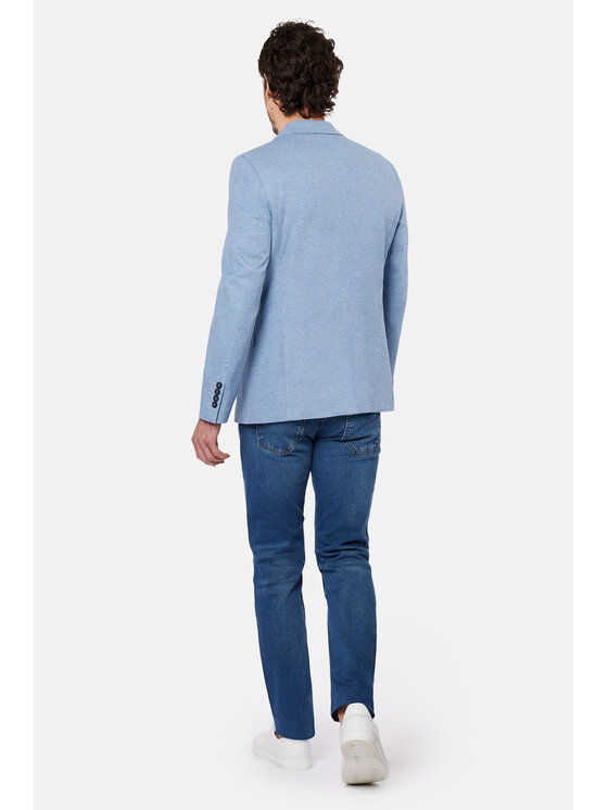 Lancerto Lancerto Marynarka Monclova MA131124000003 Błękitny Slim Fit