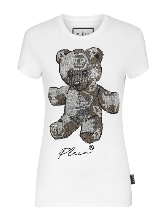 PHILIPP PLEIN PHILIPP PLEIN T-Shirt 8273 Biały Regular Fit