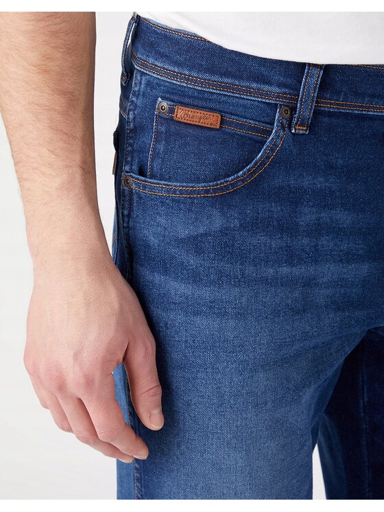 Wrangler Wrangler Jeansy Texas Slim Niebieski Slim Fit