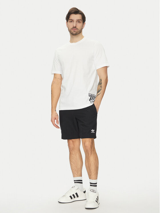adidas adidas Pantaloncini da bagno adicolor 8-Inch JC9184 Nero Regular Fit