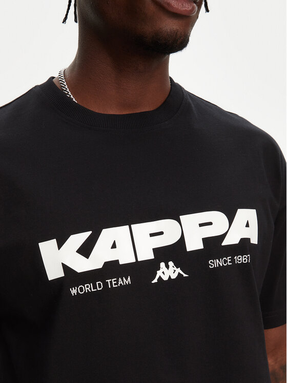Kappa Kappa Tričko Nhisso 351S5MW Čierna Regular Fit