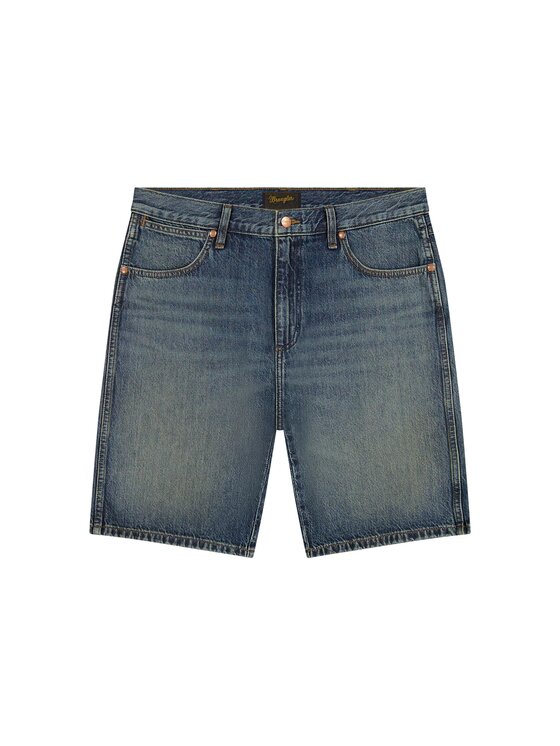 Wrangler Wrangler Szorty jeansowe COWBOY SHORTS Niebieski Regular Fit