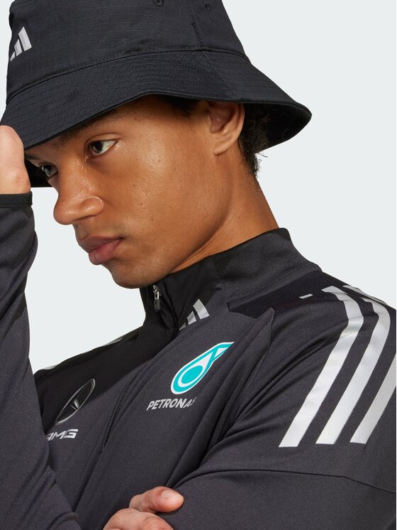 adidas adidas Bluza AMG PETRONAS FORMULA ONE TEAM MECHANICS Czarny Slim Fit