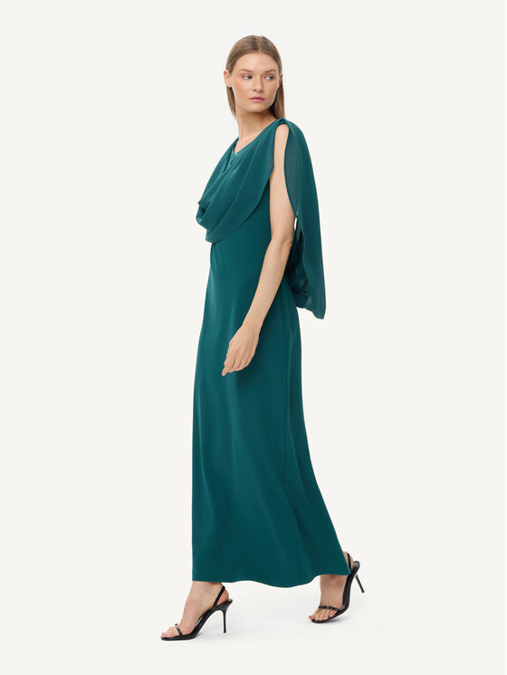 KMX KMX Sukienka wieczorowa 924400022 Zielony Fitted Fit