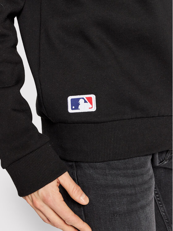 New Era New Era Μπλούζα New York Yankees Team Logo 11863705 Μαύρο Regular Fit