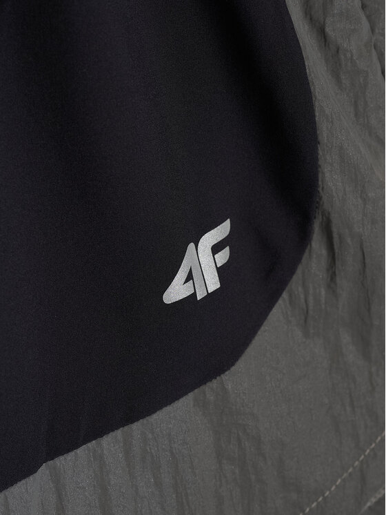 4F 4F Szorty sportowe CRAFTED BY CULTURE Czarny Regular Fit