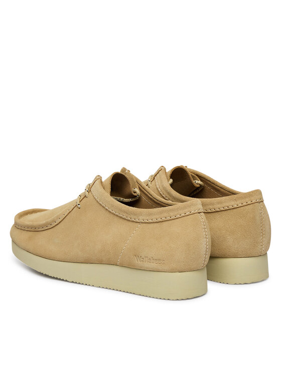 Clarks Clarks Pusbačiai Wallabee Lite 26327369 Smėlio