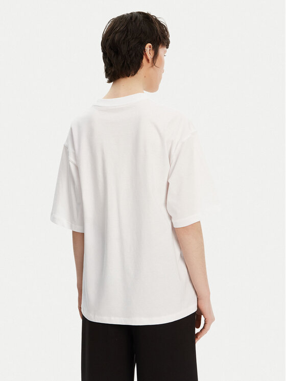 Calvin Klein Jeans Calvin Klein Jeans Tričko LV047B827G Biela Relaxed Fit