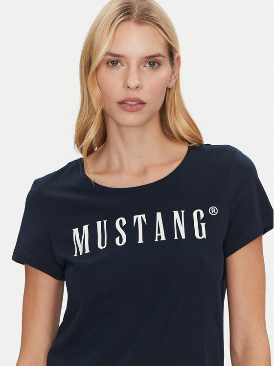 Mustang Mustang T-krekls Alma 1013933 Tumši zils Regular Fit