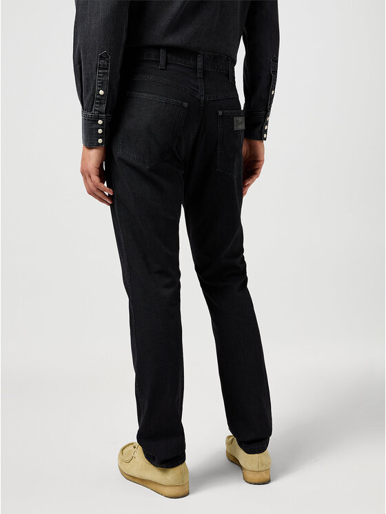 Wrangler Wrangler Jeansy RIVER Czarny Regular Fit