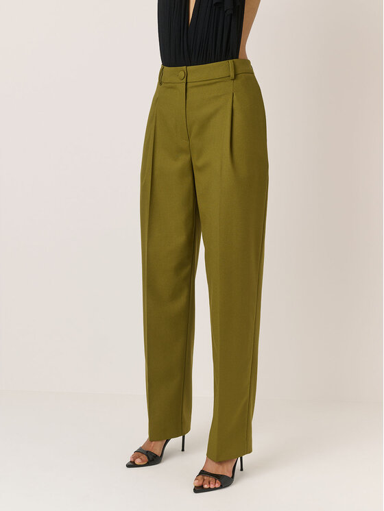 La Mania La Mania Pantaloni da tuta COLIN Verde Classic Fit