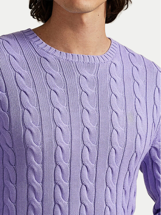 Polo Ralph Lauren Polo Ralph Lauren Svetr 710775885531 Světle fialová Regular Fit