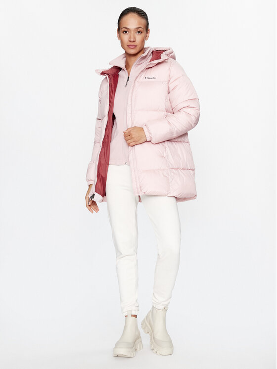 Columbia Columbia Зимно яке Puffect™ Mid Hooded Jacket Розов Regular Fit