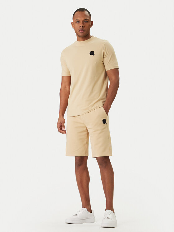 KARL LAGERFELD KARL LAGERFELD Spordišortsid 705118 562900 Beež Loose Fit