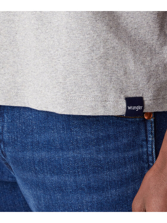 Wrangler Wrangler Komplet 2 t-shirtów 2 PACK TEE Szary Regular Fit