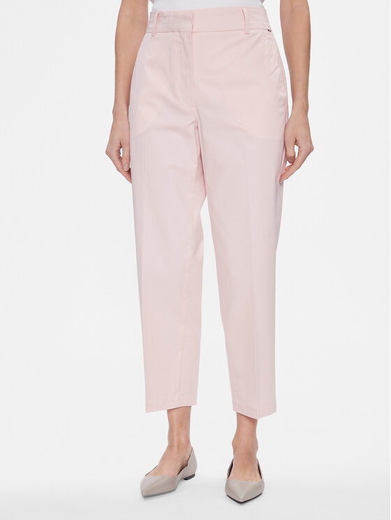 Tommy Hilfiger Chino nohavice WW0WW40504 Ružová Straight Fit