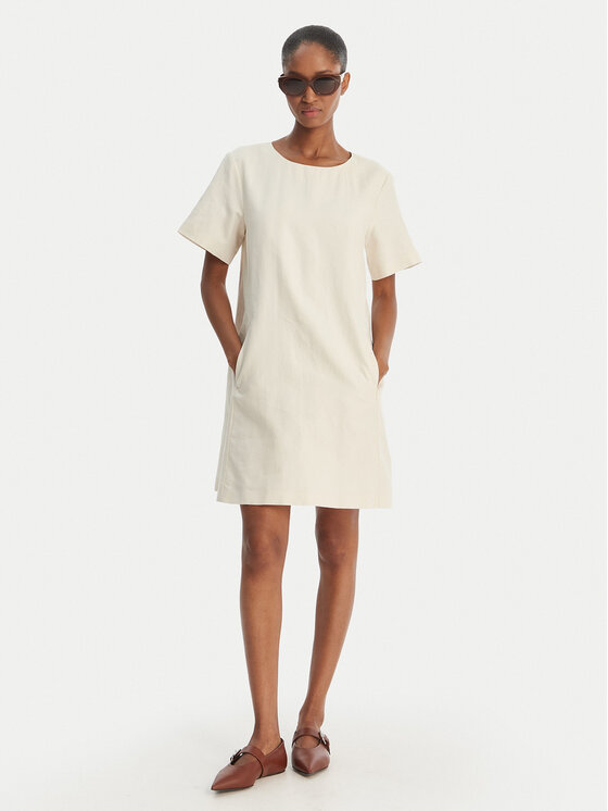 Weekend Max Mara Weekend Max Mara Každodenné šaty Daloa 2615221112 Écru Relaxed Fit
