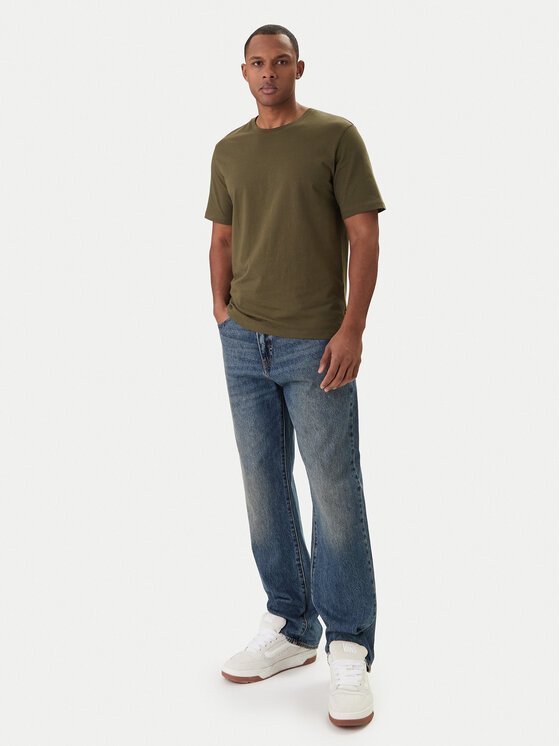 Jack & Jones Jack & Jones Tricou Orrganic Basic 12156101 Verde Slim Fit