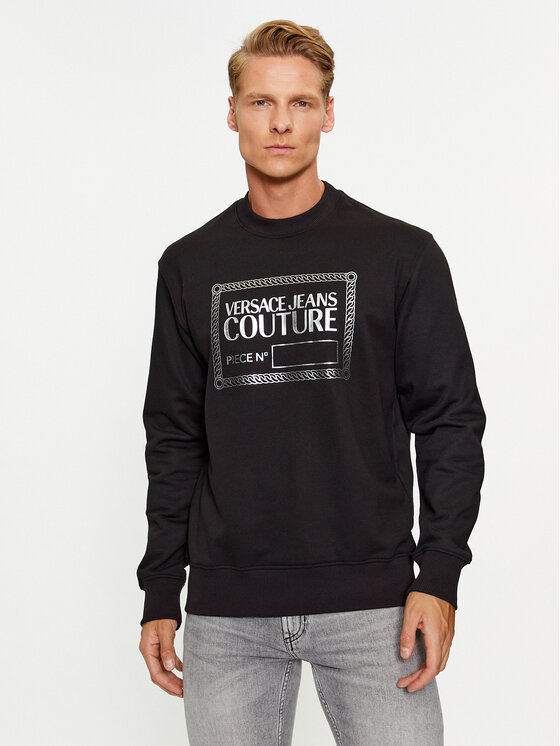 Versace Jeans Couture Versace Jeans Couture Світшот 75GAIT11 Чорний Regular Fit