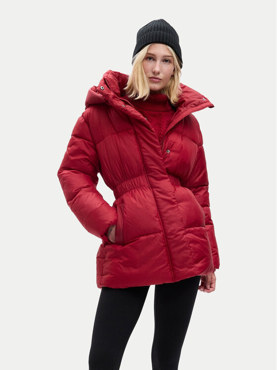 Gap Gap Žieminė striukė 742261 Raudona Relaxed Fit