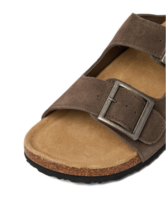 Go Soft Go Soft Pantoletten EOHP-ALMELO-01 Braun
