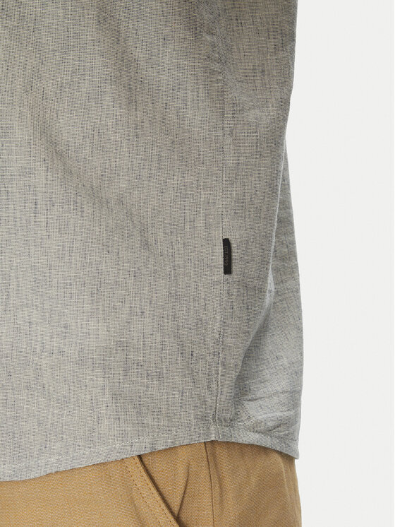 INDICODE INDICODE Koszula Giulionus 20-402 Szary Regular Fit