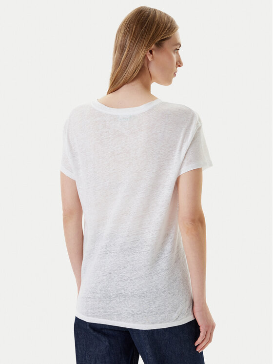 United Colors Of Benetton United Colors Of Benetton T-krekls 37UJD401Q Balts Regular Fit