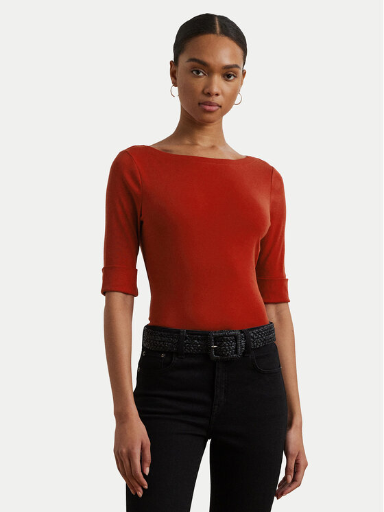 LAUREN RALPH LAUREN LAUREN RALPH LAUREN Bluză 200654963193 Roșu Slim Fit