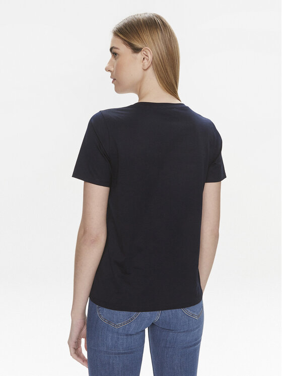 United Colors Of Benetton United Colors Of Benetton Majica 3J5CD106R Mornarsko modra Regular Fit