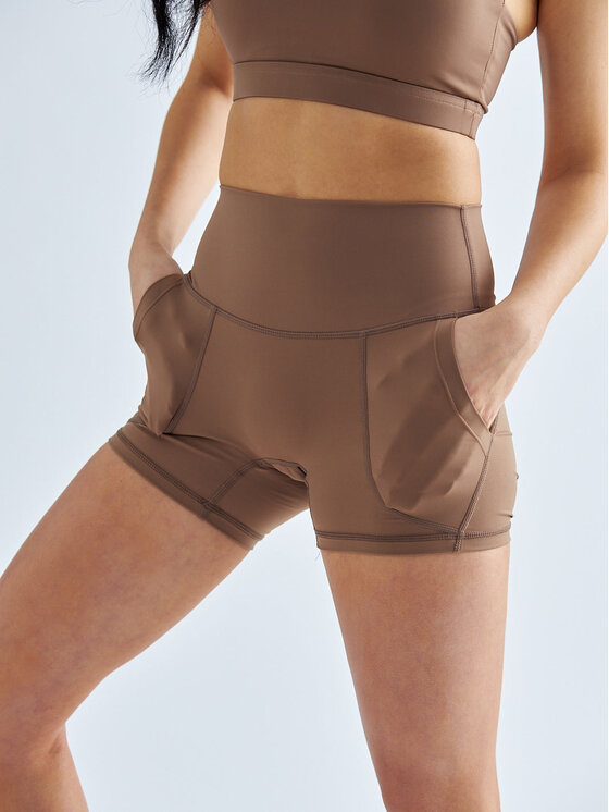 BeShaped BeShaped Sportovní podprsenka z Kieszeniami - Fit Me Hnědá