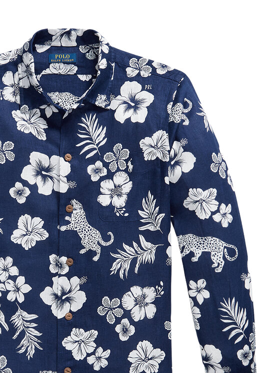 Polo Ralph Lauren Polo Ralph Lauren Cămașă 710B14227001 Bleumarin Classic Fit